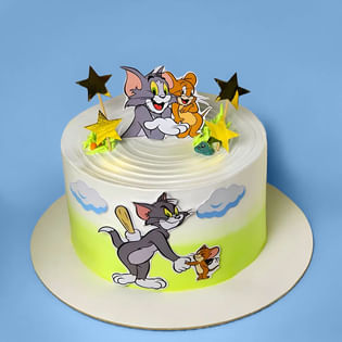 Truce Time Tom N Jerry Cake