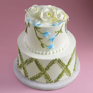 Roses N Vines Theme Cake