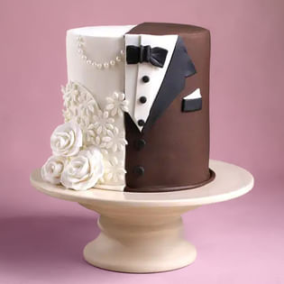 Bride N Groom Cake