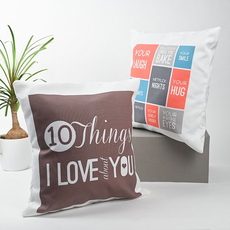 Valentine Love Cushion Gift - Best Love Day Gift