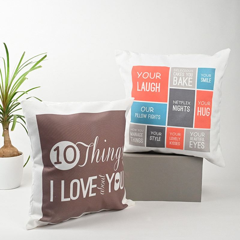 Valentine Love Cushion Gift - Best Love Day Gift