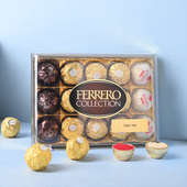 Set of 3 Rakhi With Ferrero Rocher Chocolate