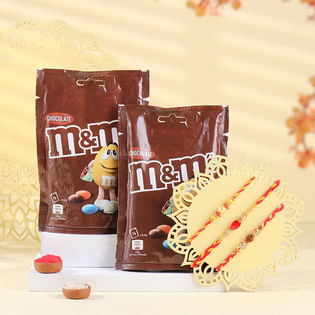 Three Festive Mauli Rakhis With Sweet Treats