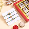 Three Morpankh Rakhis With Figberry