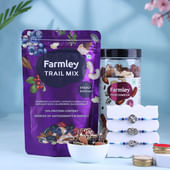 Three Oxidised Rakhis N Superfood Hamper