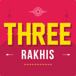 set of 3 rakhi