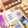 Three Silver Grace Rakhis N Gourmet Hamper