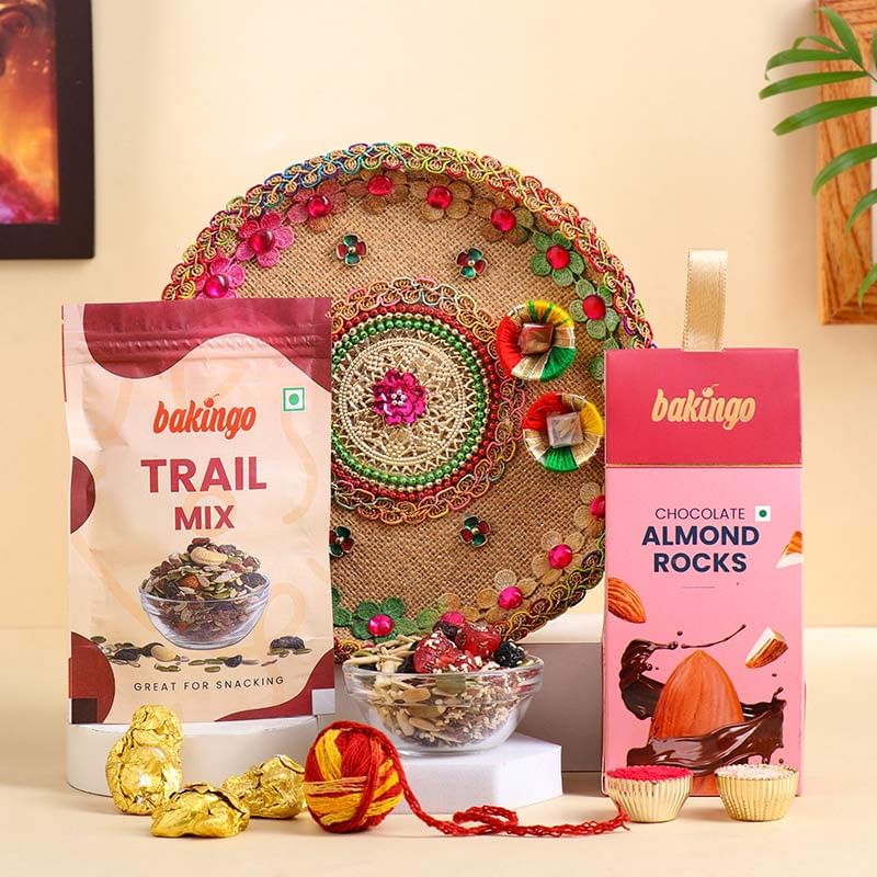 Tika Thali With Nutty Treasures