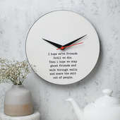 Timeless Friendship day Gift Clock