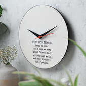 Timeless Friendship  day Gift Clock