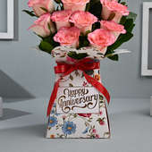 Timeless Love Pink Anniversary Roses