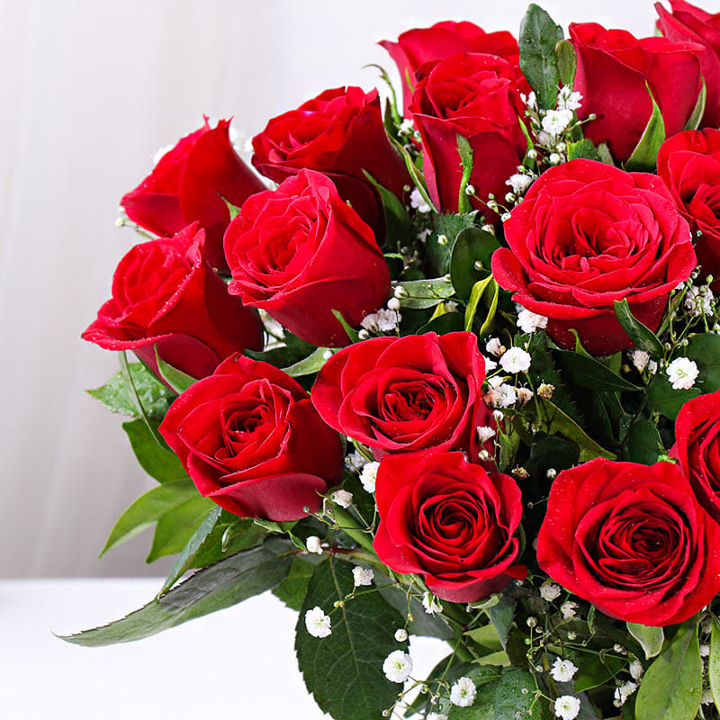 Timeless Red Roses New Year Bouquet