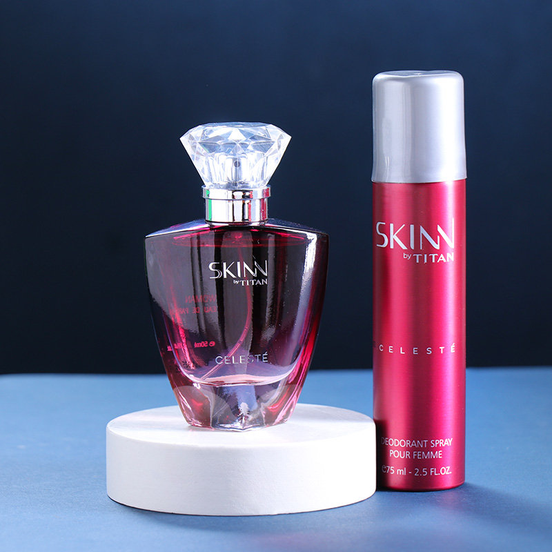Titan Skinn Celeste Perfume N Deodorant Combo For Women