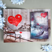 Order Together Forever Greeting Card for Valentines Day Open View