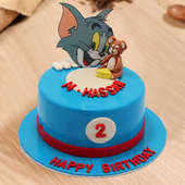 Tom and Jerry Birthday Fondant Cake