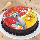 Tom and Jerry Birthday Poster Cake