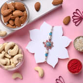 Tortoise Rakhi With Almonds And Cashews