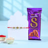 Traditional Bead Rakhi with Cadbury Silk Chocolate