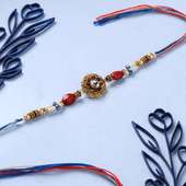 Stone Beaded Rakhi for Brother