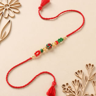 Traditional Beads Rakhi