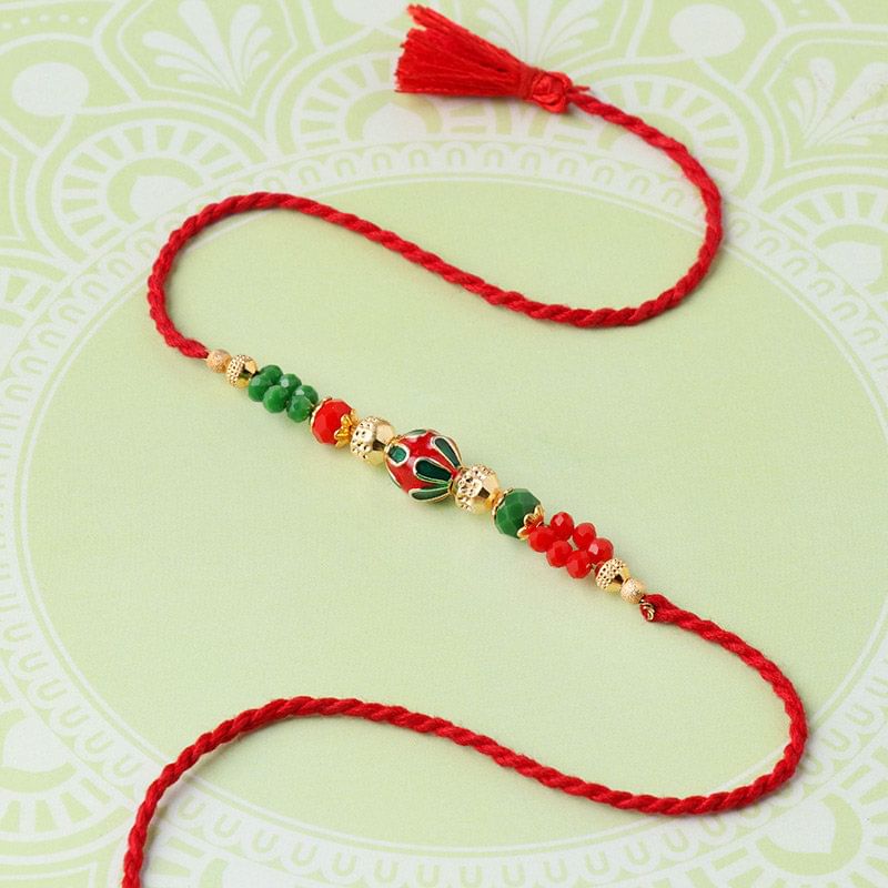 Traditional Beads Rakhi