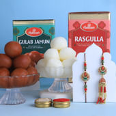 Traditional Bhaiya Bhabhi Rakhis N Sweets Delight