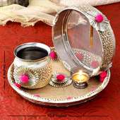 Send Traditional Karwa Chauth Thali Hamper Online