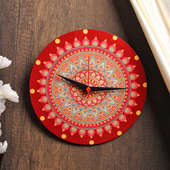 Traditional mandala clock