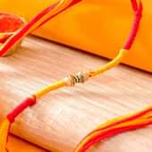 Traditional Mauli Beaded Rakhi