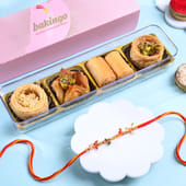 Traditional Mauli Rakhi With Baklava