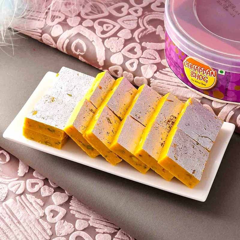 Traditional Rakhi & Kaju Kesar Barfi Combo - Rakhi UAE