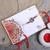 Send Designer Rakhi With Floweraura Box Online
