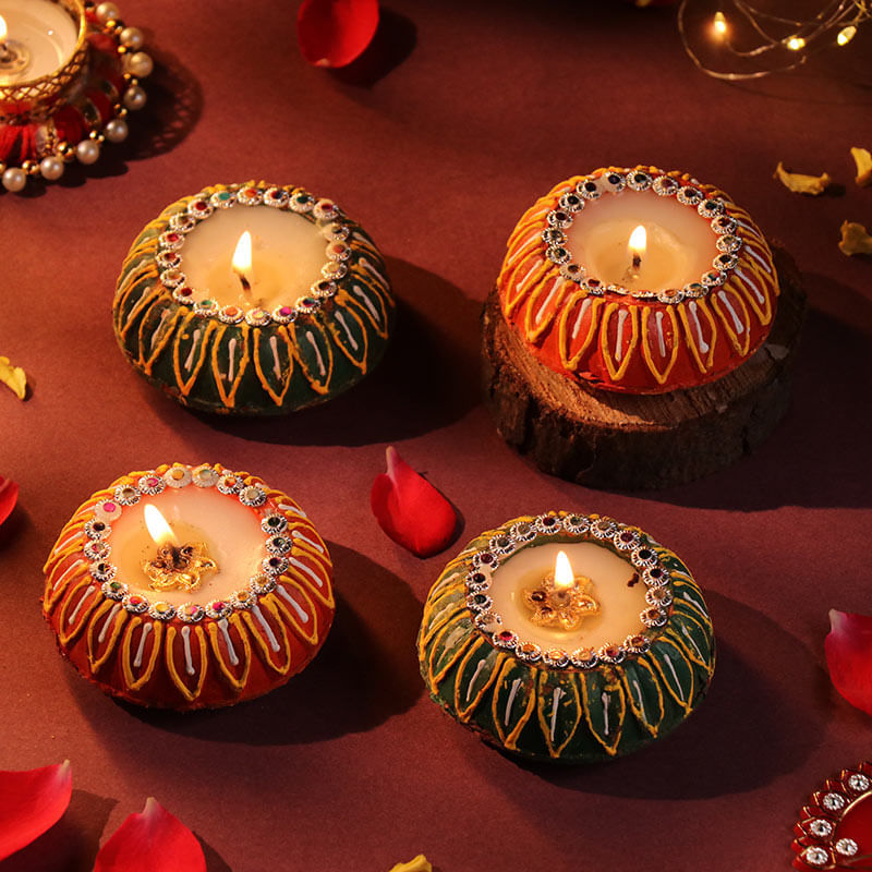 Traditional Terracotta Wax Diyas
