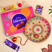 Traditional Tika Thali With Chocolates