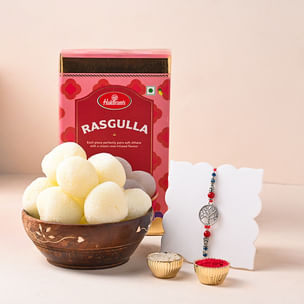 Tree Of Life Rakhi With Rasgullas