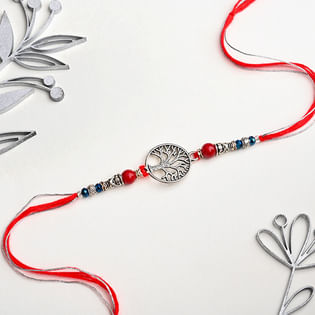 Tree Of Life Rakhi With Twirl Bites Chocolate