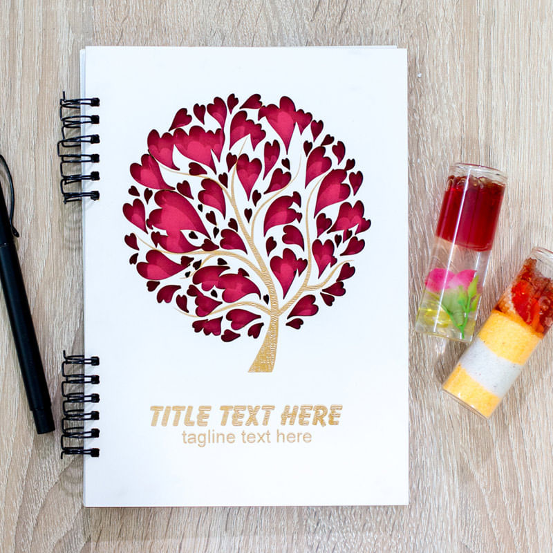 Tree of Love Personalized Diary and Pen