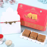 Buy Trinetra Ganesha Rakhi Gift Set with Chana Badam Bite Online 