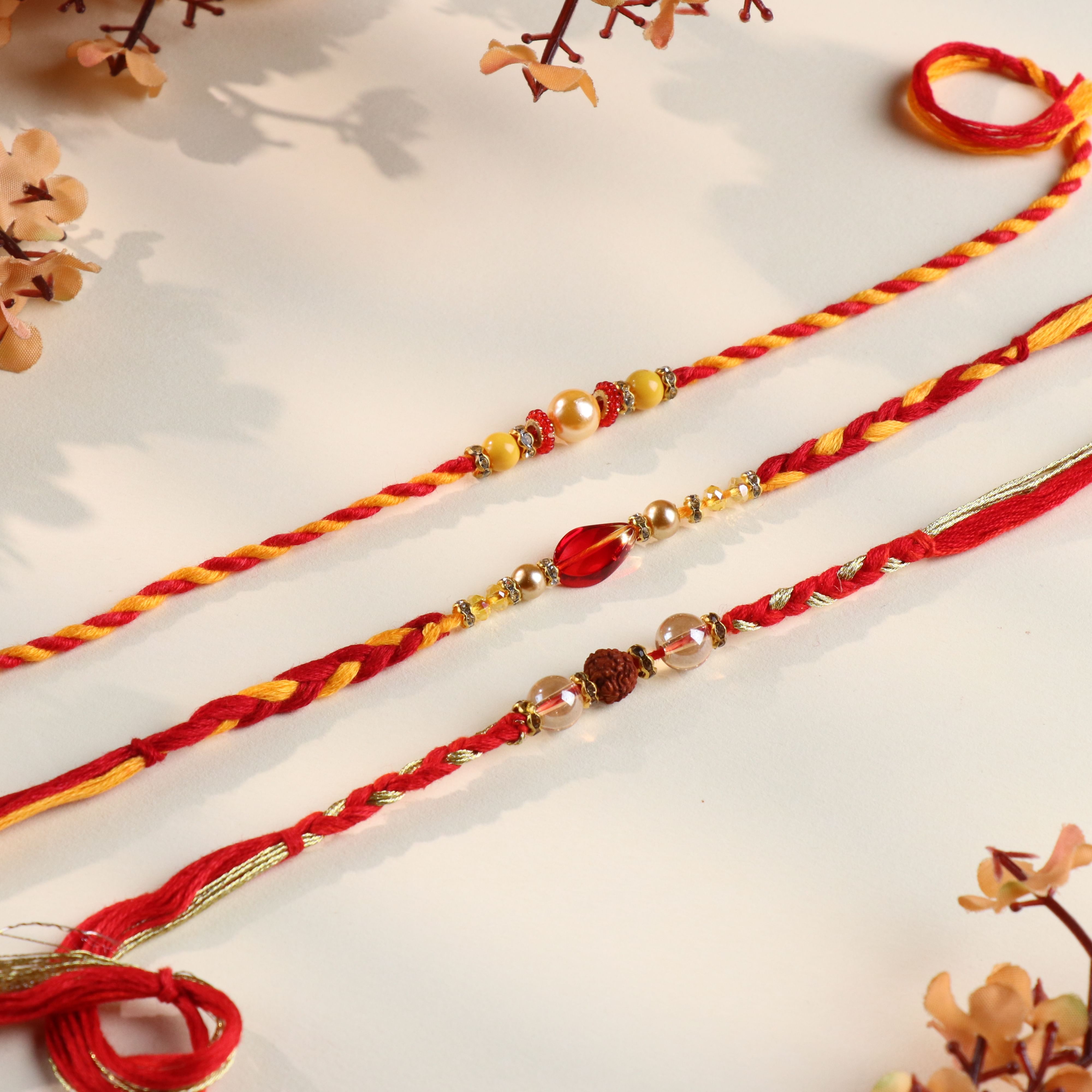 Trishul Kada Rakhi With Nut Berry