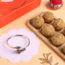 Trishul Damru Bracelet Rakhi & Besan Ladoo Combo