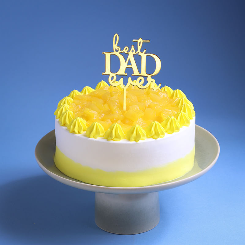 Love You Dad Pineapple Cake for Fathers Day