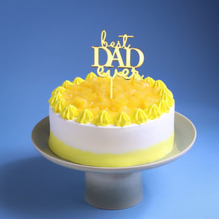 Love You Dad Pineapple Cake for Fathers Day