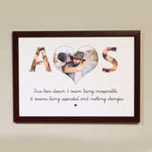 True Love wall Frame Gift for Valentine's Day