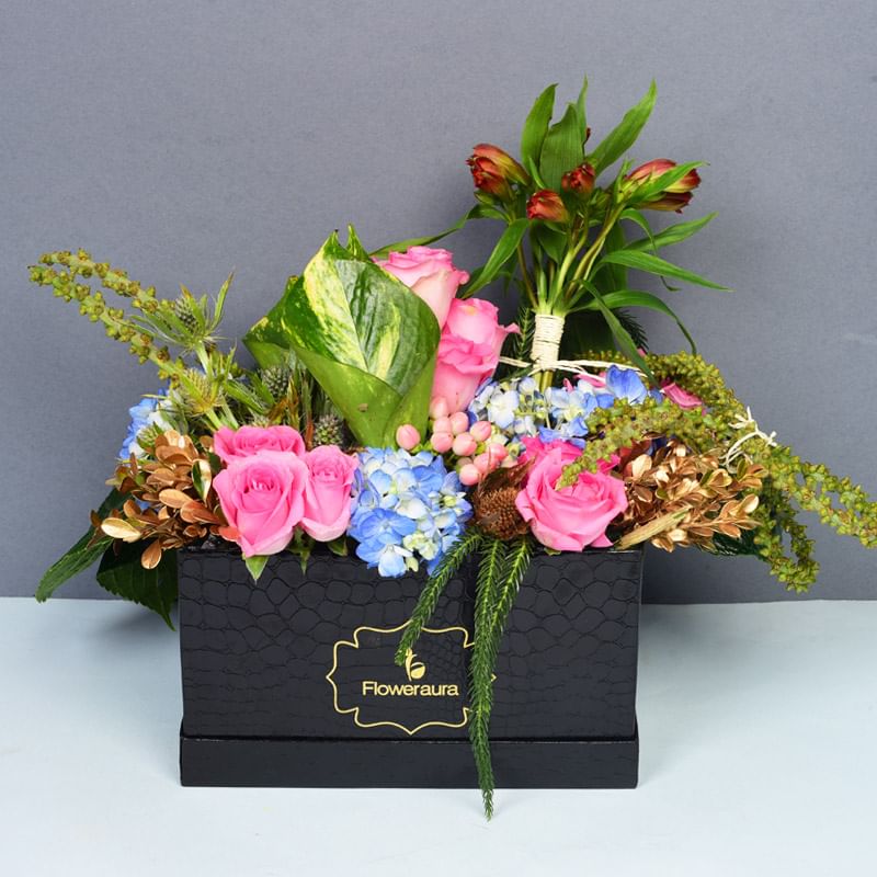 Pink Rose Floral Arrangement For Your Love