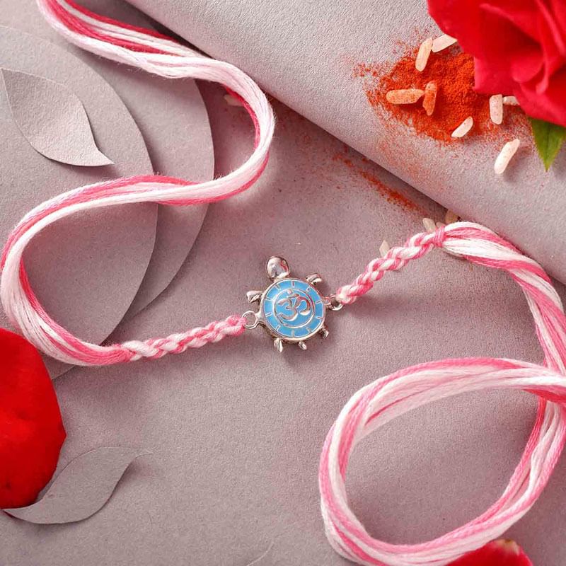 Turquoise Tortoise Rakhi