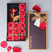 Twelve Blooms For Love N Passion For Valentines Day