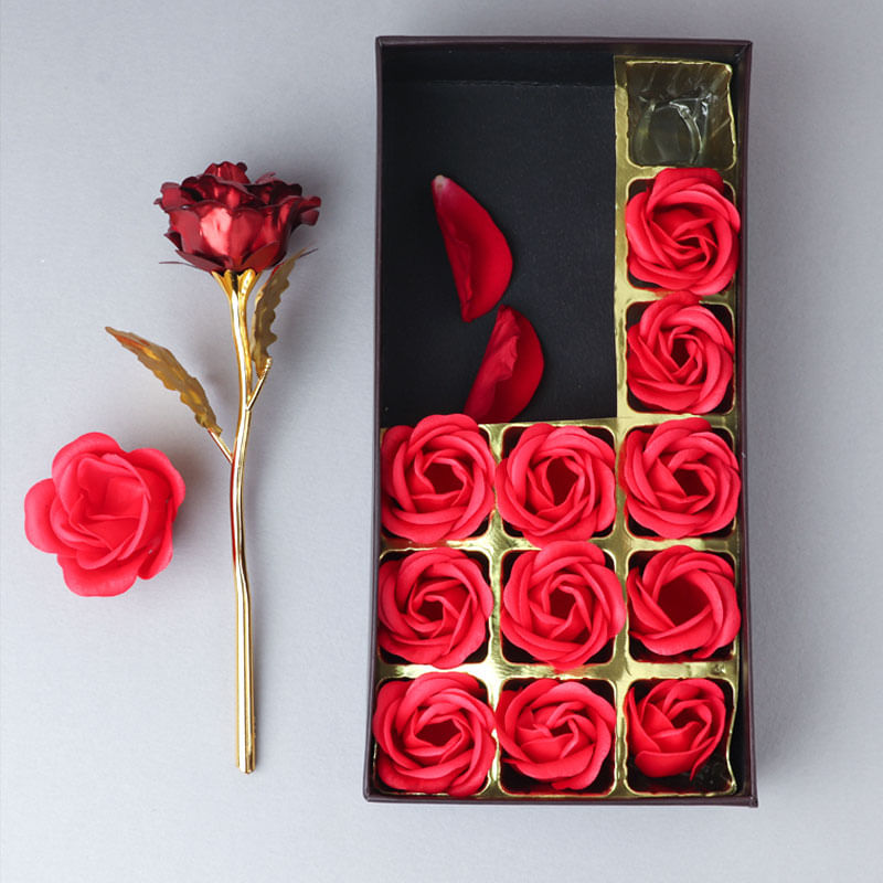 Twelve Blooms For Love N Passion For Valentines Day
