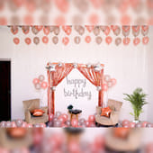 Twinkling Birthday Balloon Decor