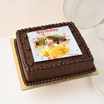 Order Personalised Kids Photo Cake Online, Price Rs.895
