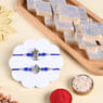 Order Two Divine Rakhis With Kaju Katli for Delivery in Uk